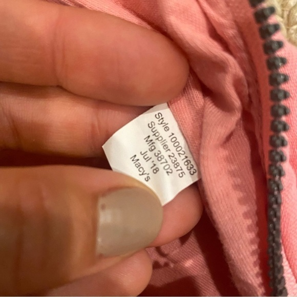 First Impressions Baby Boys & Girls Hooded Footed Bunting Snowsuit 12m pink NWT - Picture 5 of 6